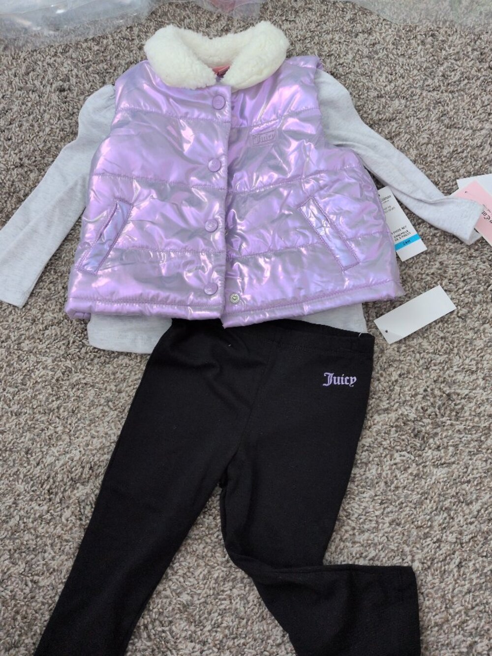 Matching Set - Girl Juicy Couture Vest
